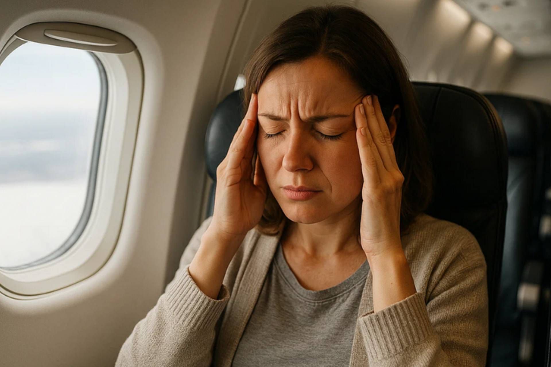 Mal di testa in aereo: quanto è diffuso il fenomeno?