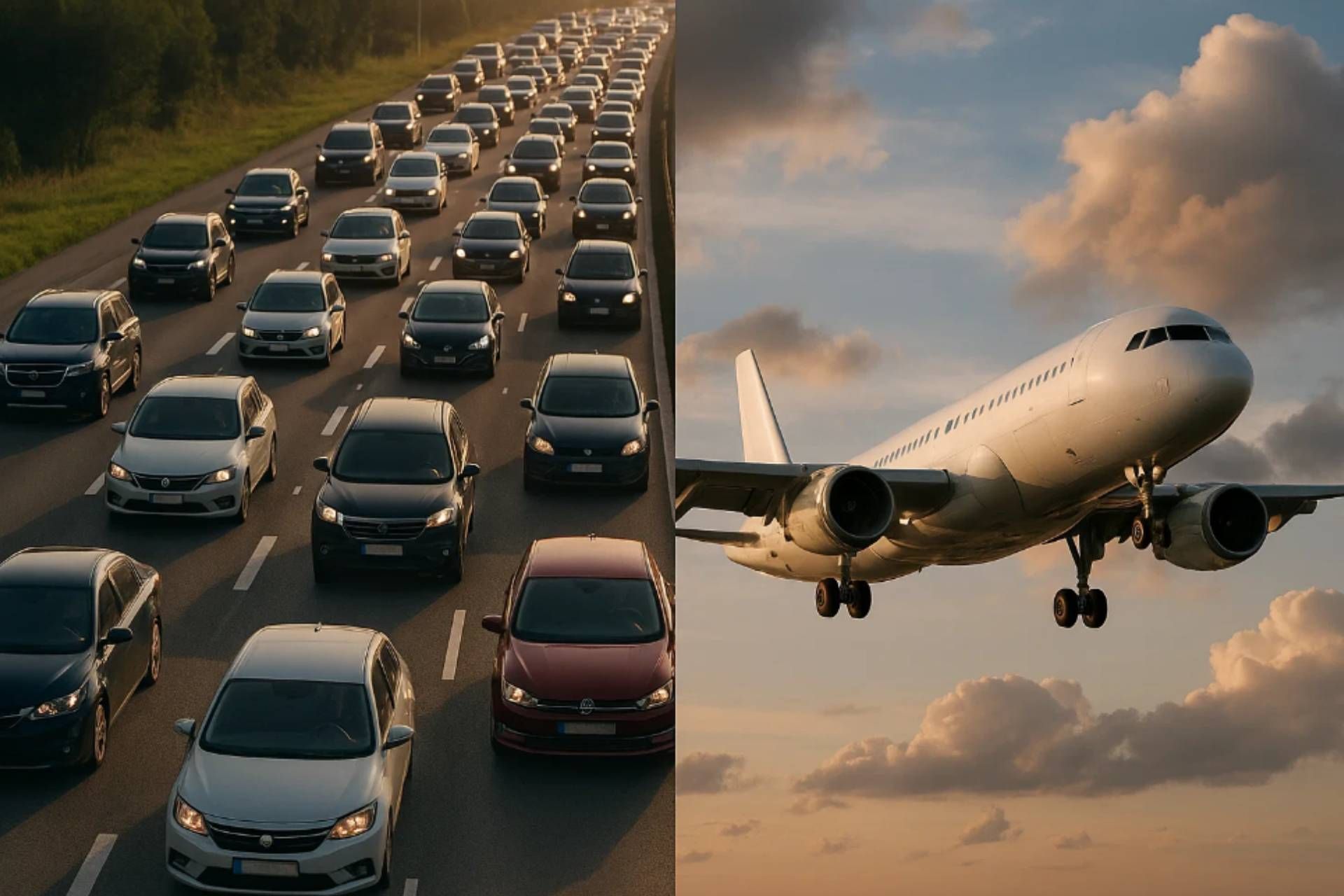 Viaggiare in auto è più pericoloso che volare in aereo