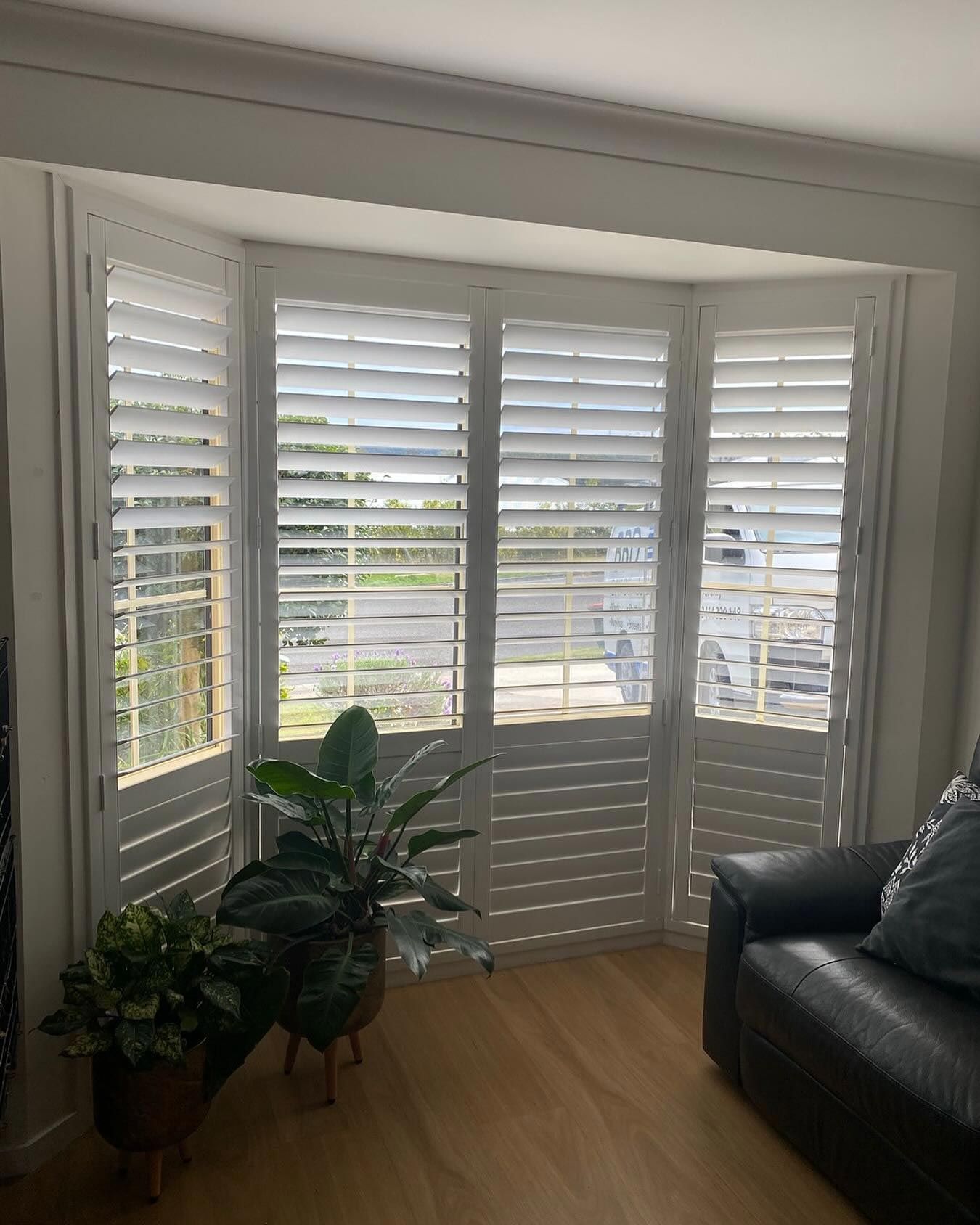 White Shutters On A Room
