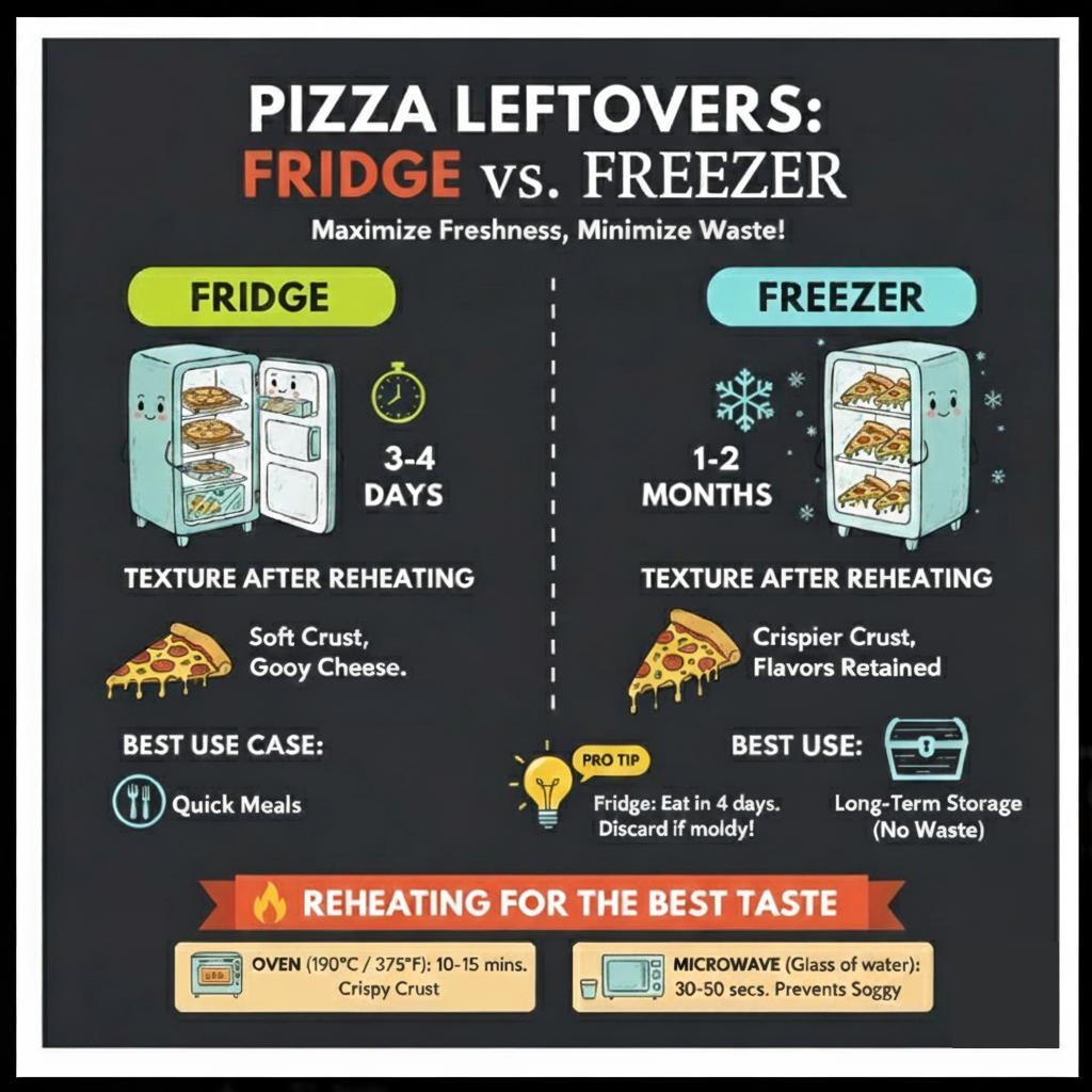 How Long Is Pizza Good For In The Fridge?