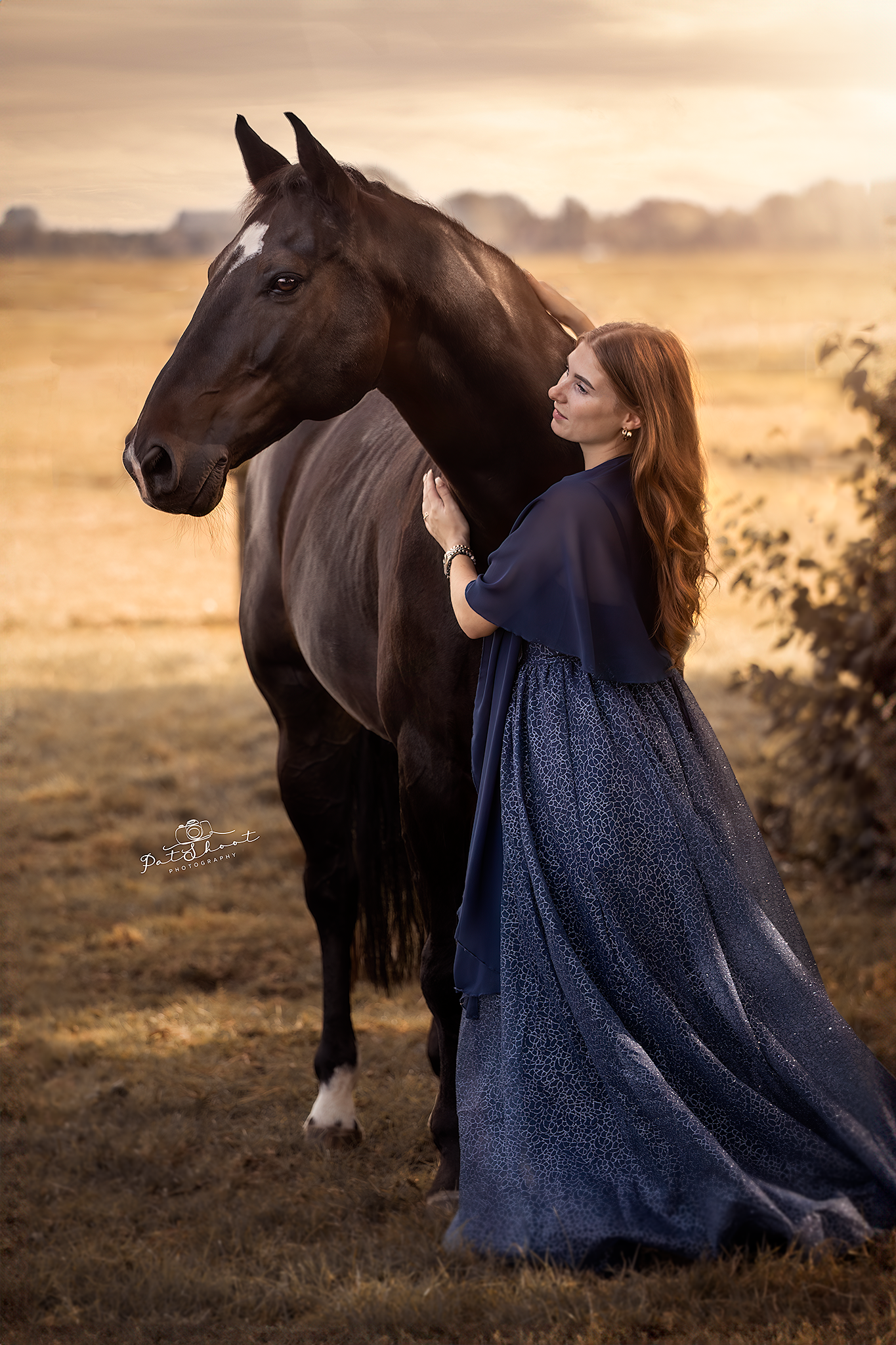 Fototshoot met je paard-fotoshoot met je paard in jurk- Magische paardenfotografie