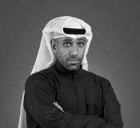 Professional portrait of a man in traditional Kuwaiti attire