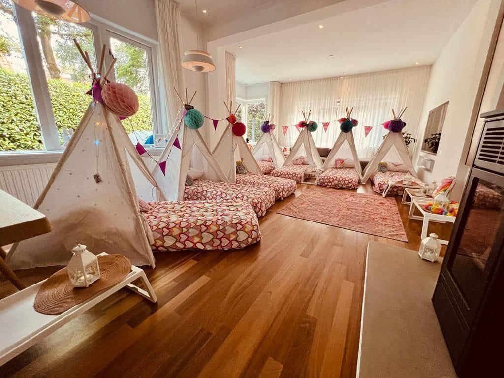 tipi slaapfeestje voor kinderfeestje