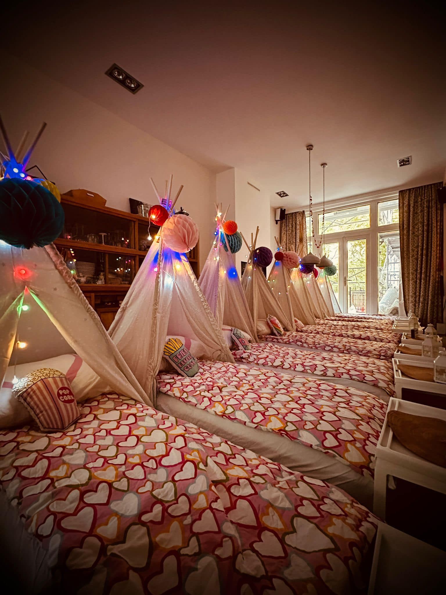 tipi slaapfeestje voor kinderfeestje