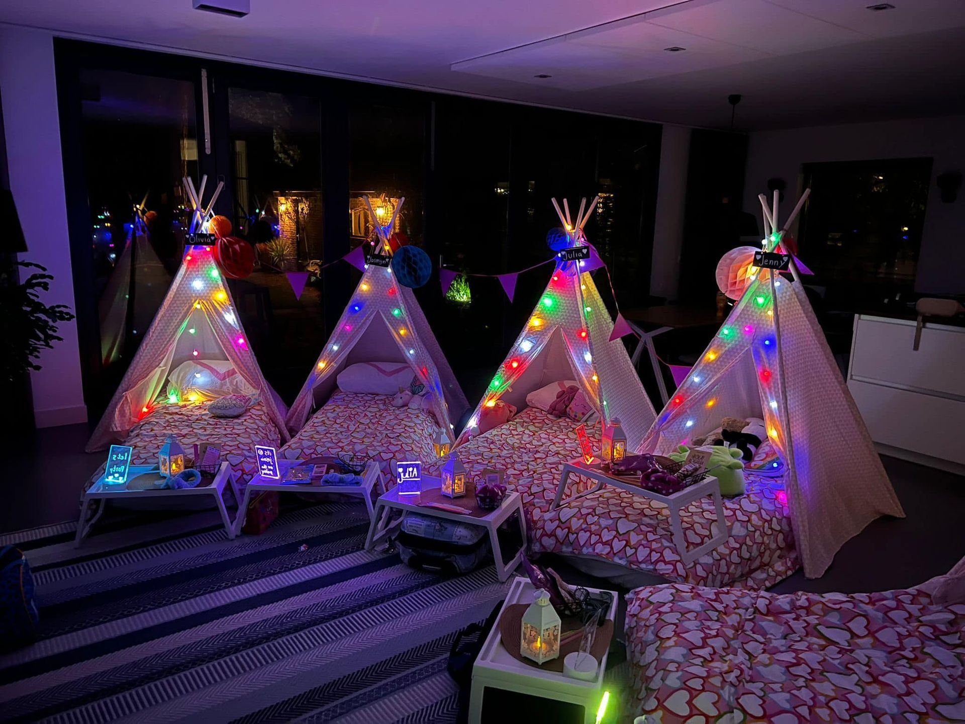 tipi slaapfeestje voor kinderfeestje