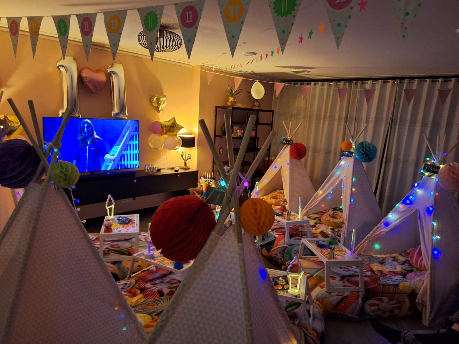 tipi slaapfeestje voor kinderfeestje