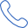 Telephone handset icon.