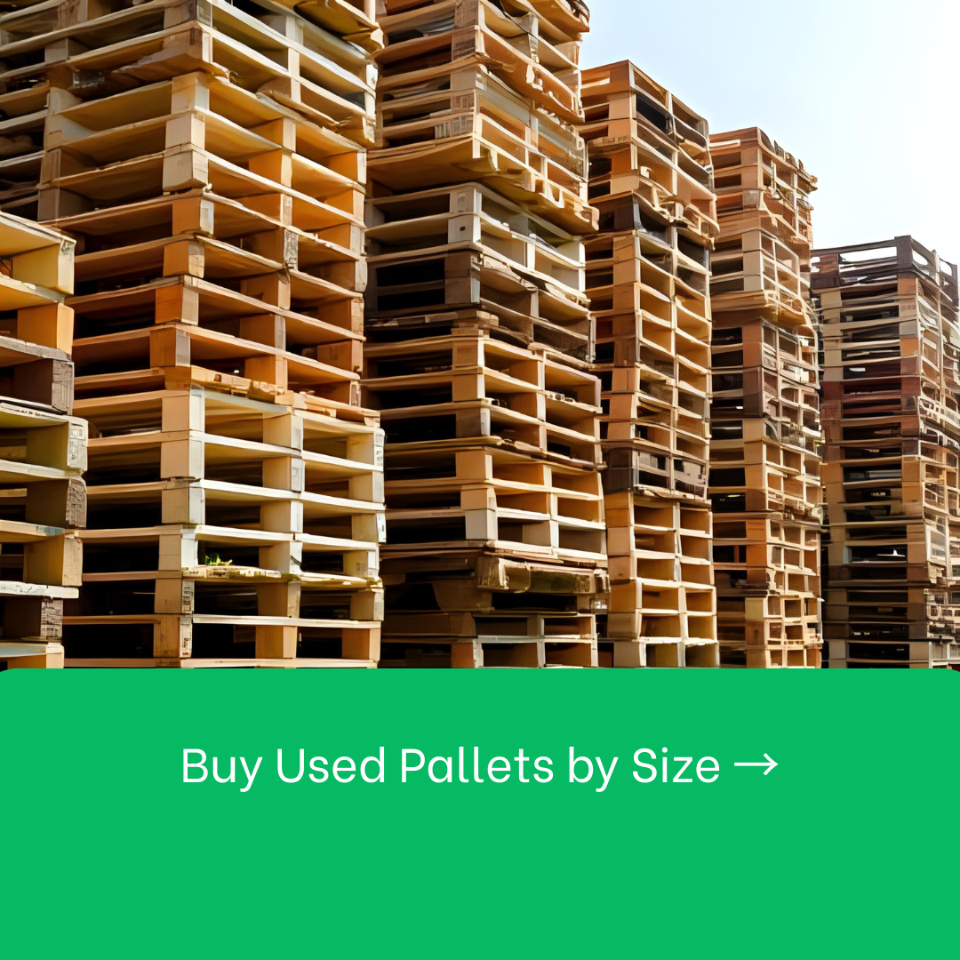 A bunch of wooden pallets are stacked on top of each other