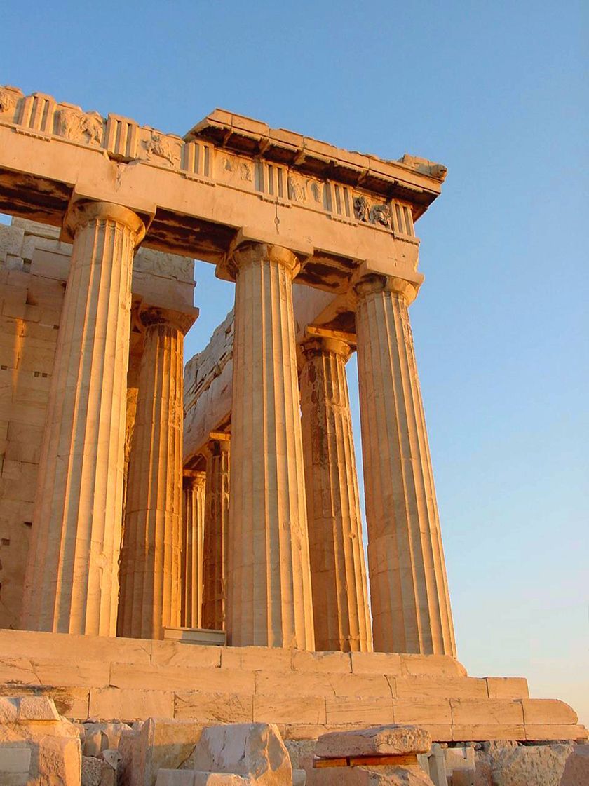 Greece scenic landscape