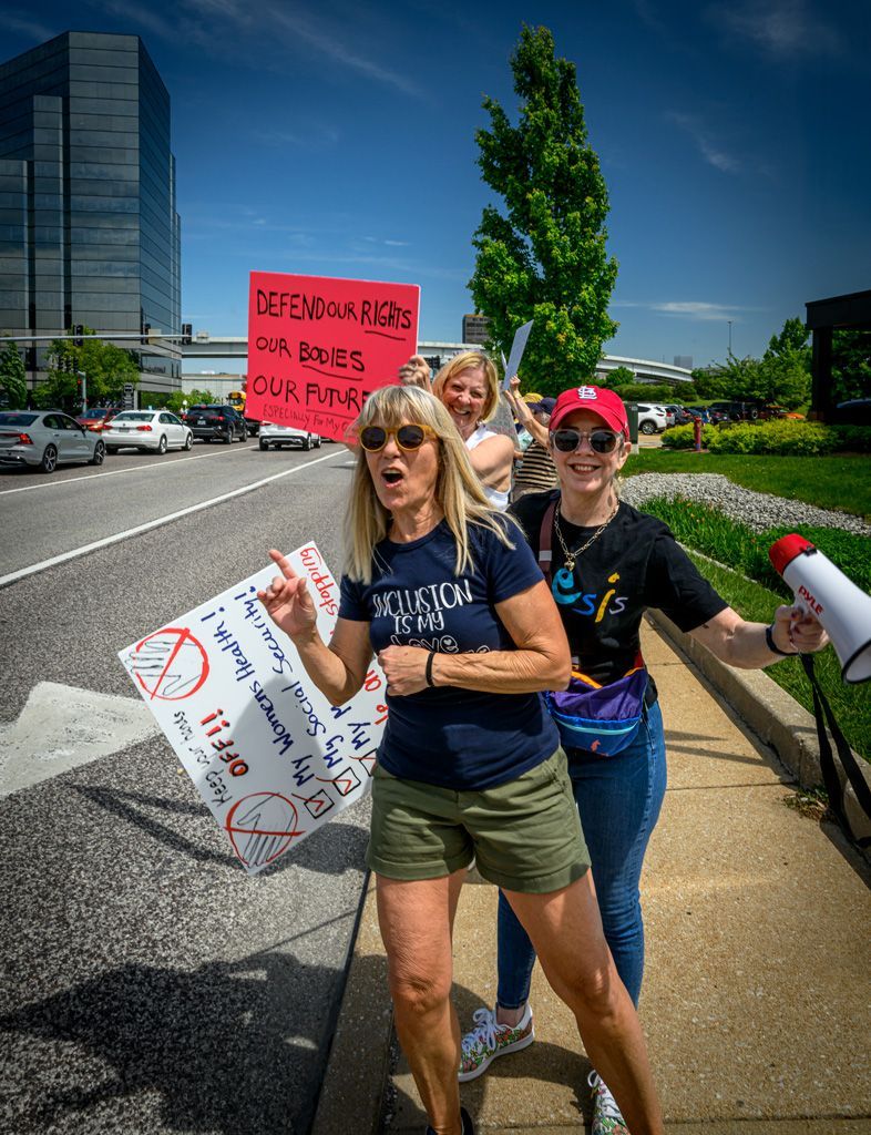 The Mother Lovin’ Rally for safe, legal abortions in Missouri, held on Mothers Day, brought out record crowds.When the U.S. Supreme Court overturned Roe v Wade, Missouri voters passed a statewide referendum to make abortions legal in Missouri once again. But, now, the majority Republican State Senate and House are working to invalidate that election by the people. Photographed May 10, 2025.