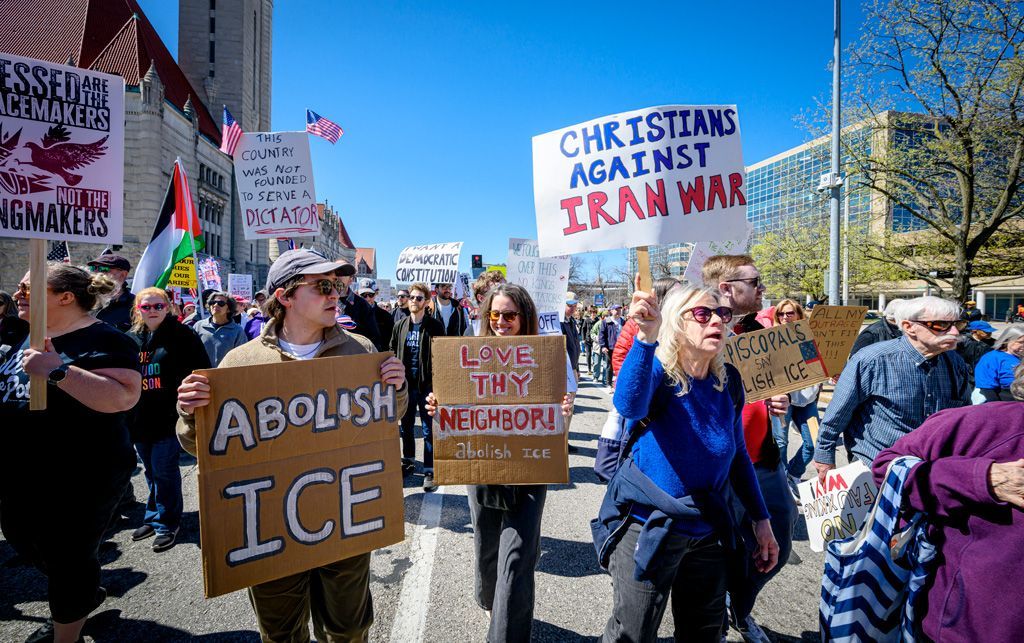 The protesters marched to call attention to a worsening economy, a war against Irfan, ICE illegally detaining and killing legal immigrants and U.S. citizens, inflation on the rise, and unemployment growing, along with America’s reputation on the world stage deteriorating, No Kings rallies held nationwide and in several foreign countries were the largest yet. Over 8 million people turned out nationwide. Photographed March 28, 2026.
