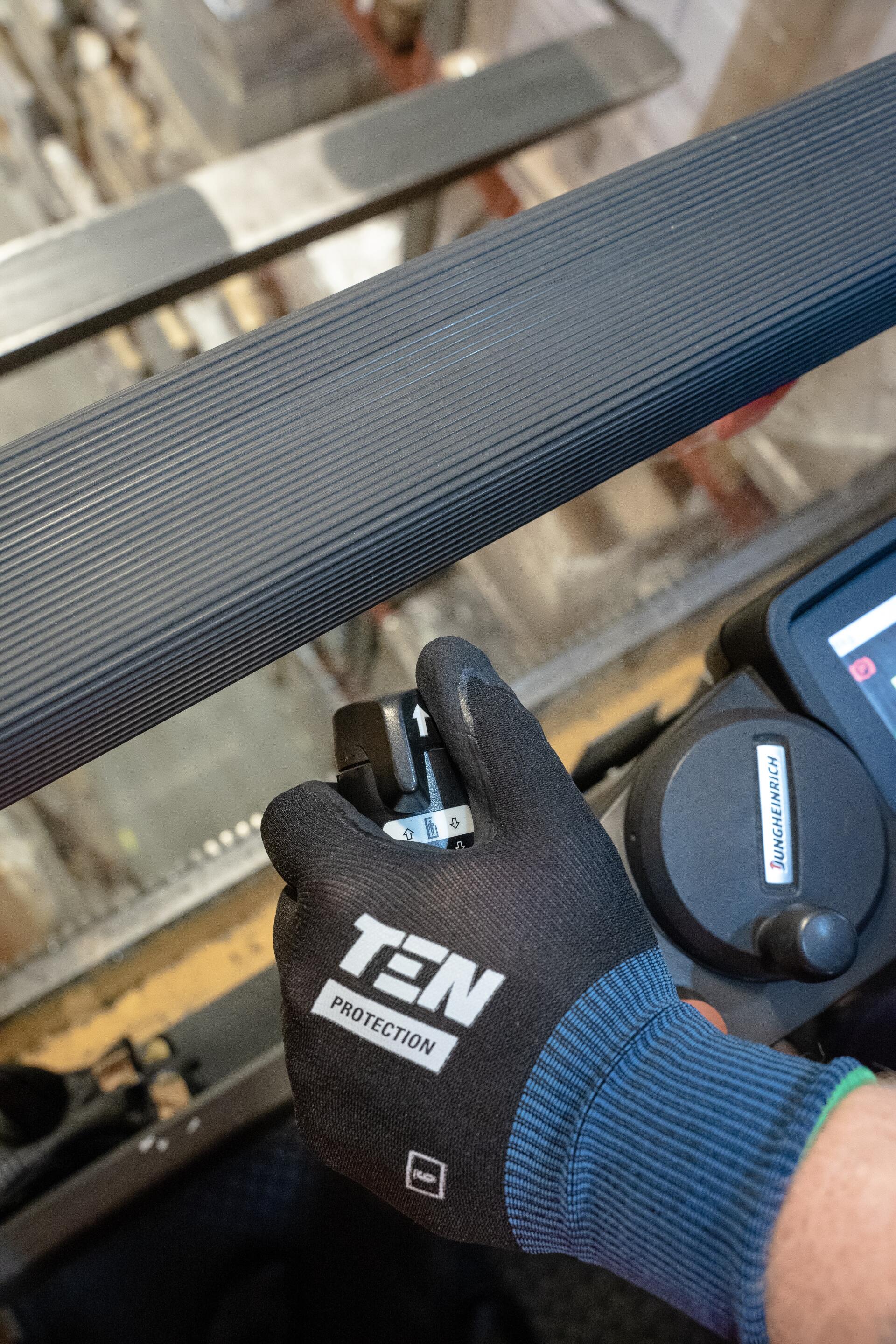 Forklift Truck In A Warehouse — Forklift Services In Bundaberg, QLD