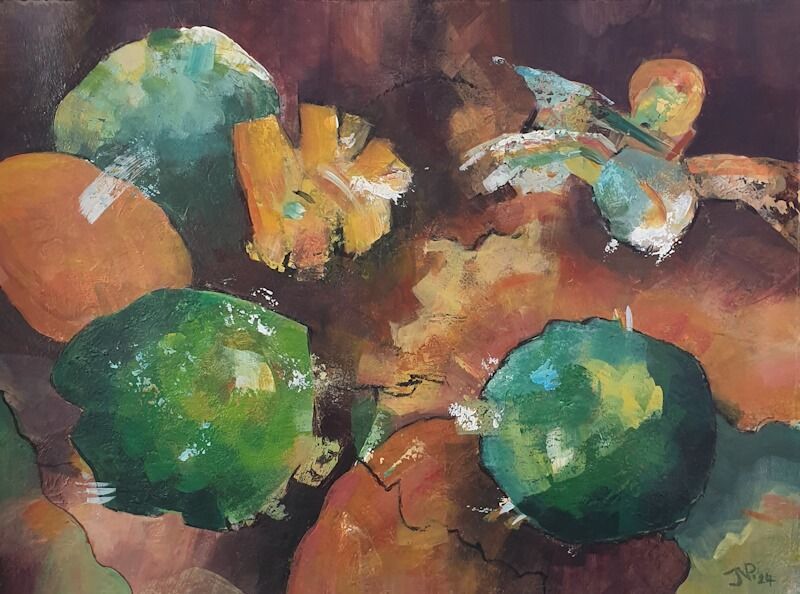 stract Mixed media Acrylverf in lagen met paletmes
30x40 cm acrylpapier - € 420,-
Joyce van Paassen Art © 2024
