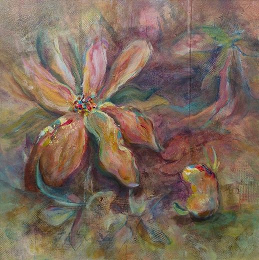 Flowers in fairyworld - Abstract Mixed media Acrylverf in lagen met paletmes
30 x 30 cm houtpaneel - € 420,-
Joyce van Paassen Art © 2025
