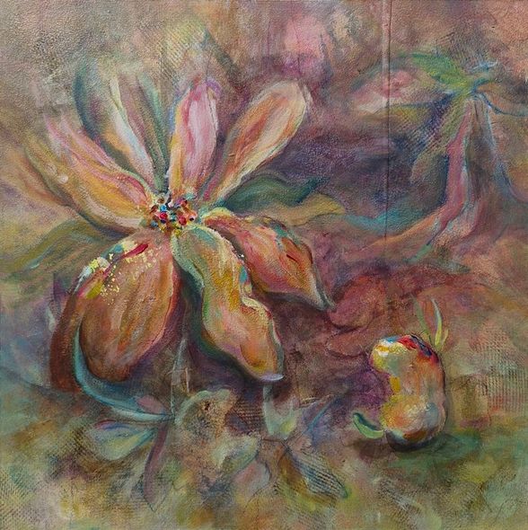 Flowers in fairyworld - Abstract Mixed media Acrylverf in lagen met paletmes
30 x 30 cm houtpaneel - € 420,-
Joyce van Paassen Art © 2025