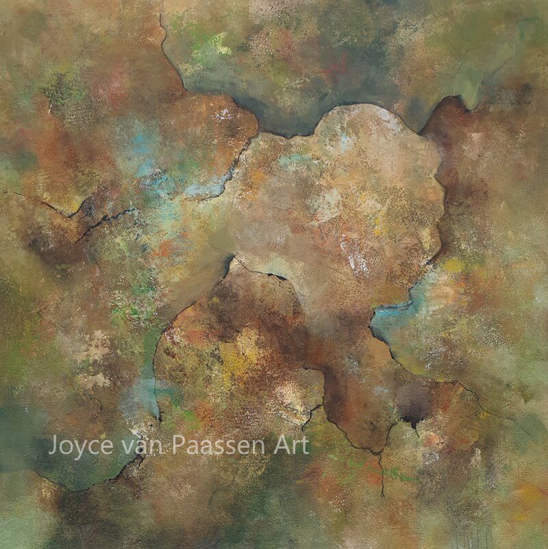Rusted and weathered v3
Abstract Mixed media Acrylverf in lagen met paletmes
40x40 cm houtpaneel 