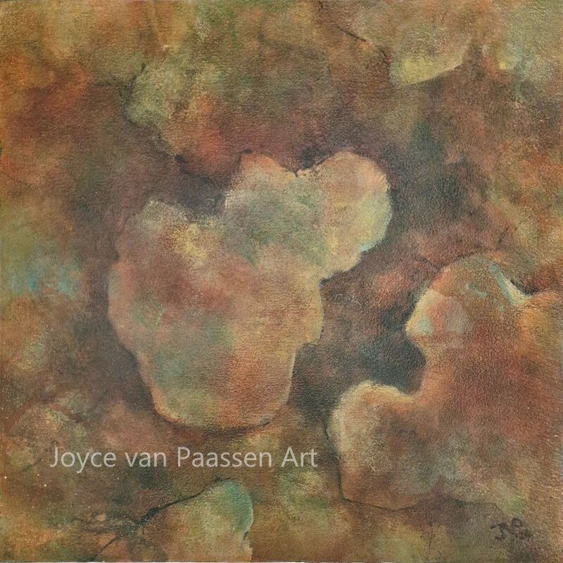 R
usted and weathered v4Abstract Mixed media Acrylverf in lagen met paletmes
30x30x6 cm houtpaneel