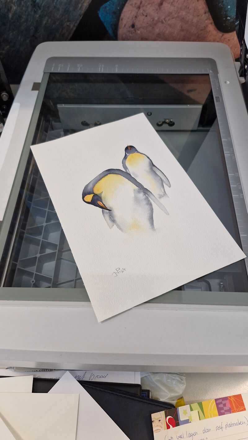 Inscannen van het origineel