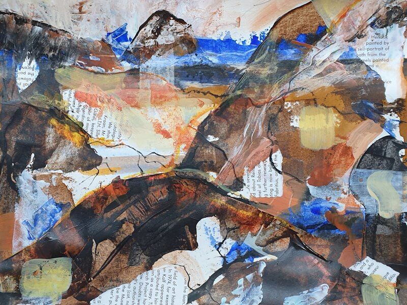 Mixed media - landschap
