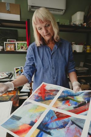 Joyce in studio