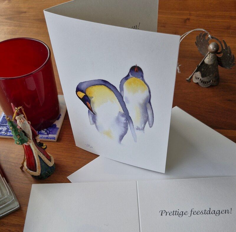 Proefprint van mijn kerstkaart