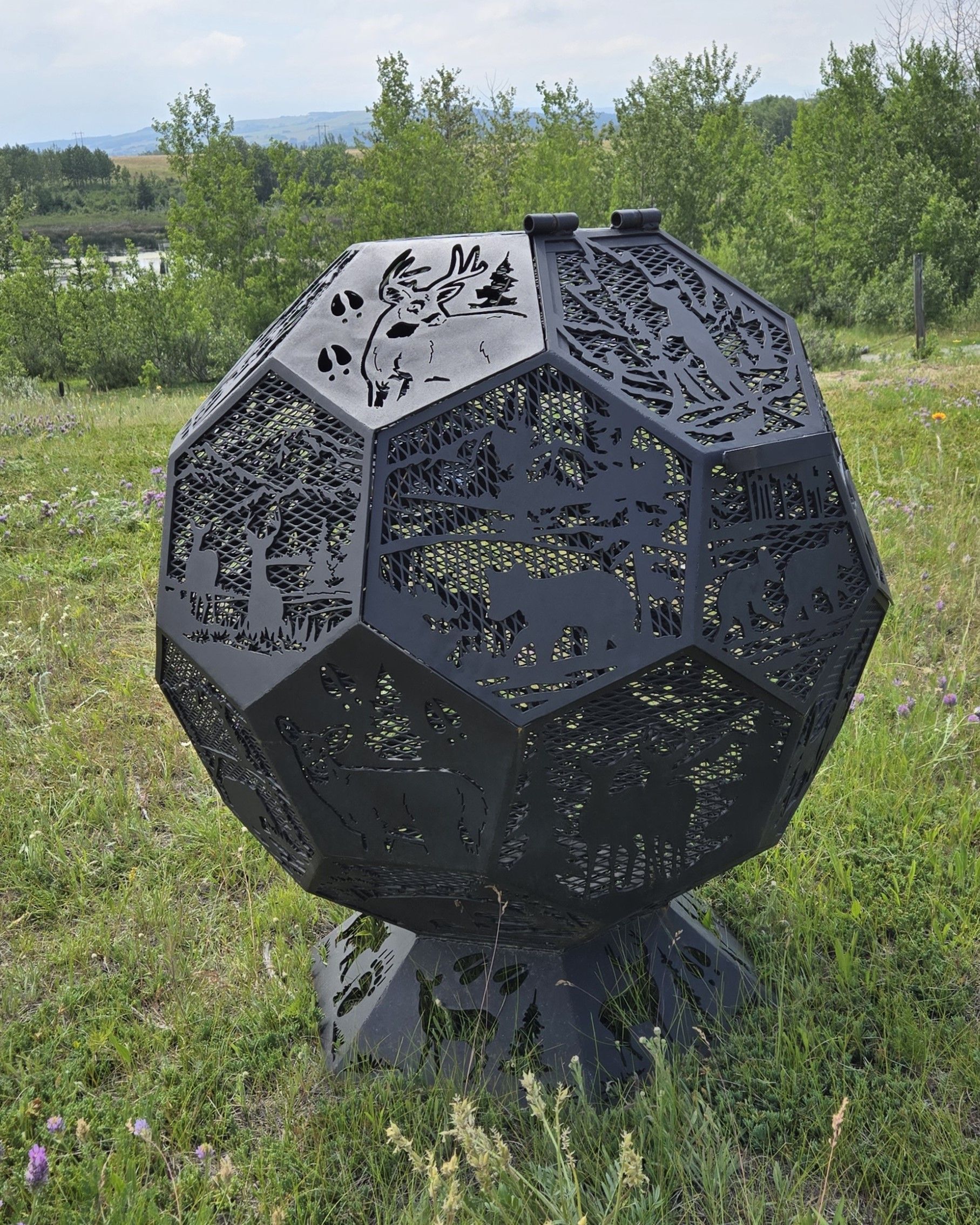 metalwork fireball firepit