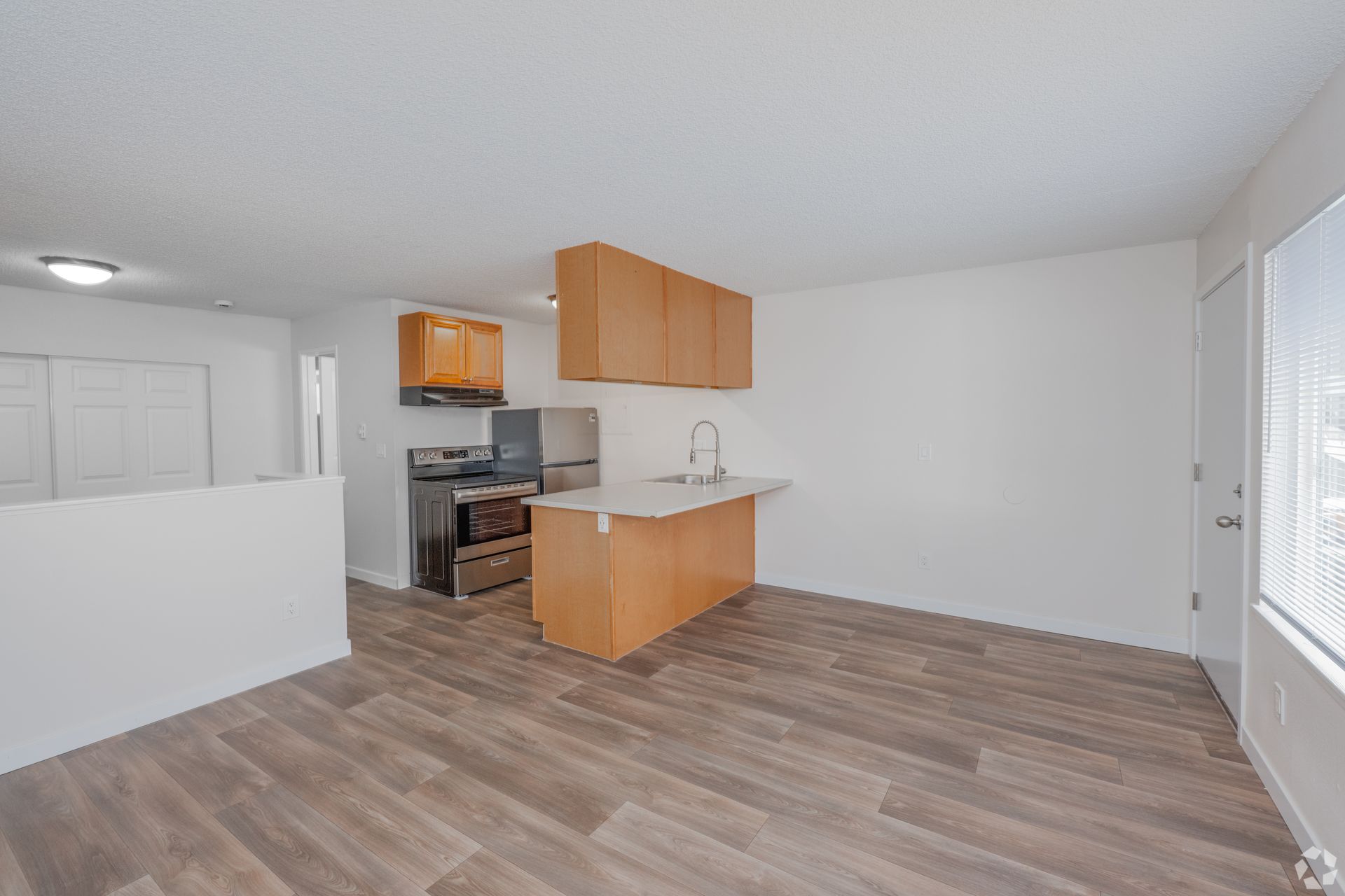 Bright kitchen with ample counter space