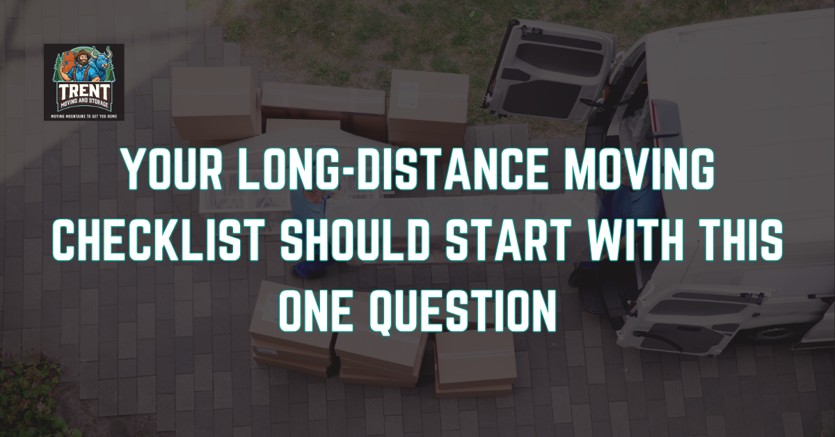 long-distance moving checklist