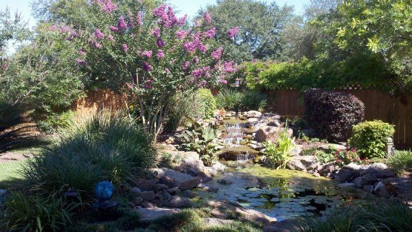 Custom Rock Creations & Waterscaping — Dayton, TX — Precision Lawns