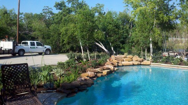 Custom Pool — Dayton, TX — Precision Lawns