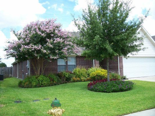 Annuals Outside the House — Dayton, TX — Precision Lawns