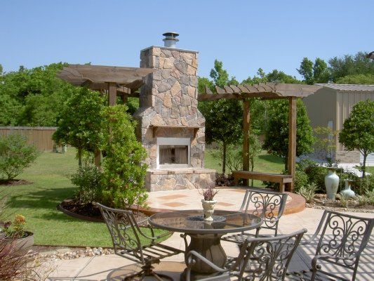 Newly Build Patio — Dayton, TX — Precision Lawns