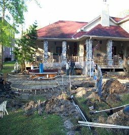 On Going Construction of Waterscape — Dayton, TX — Precision Lawns