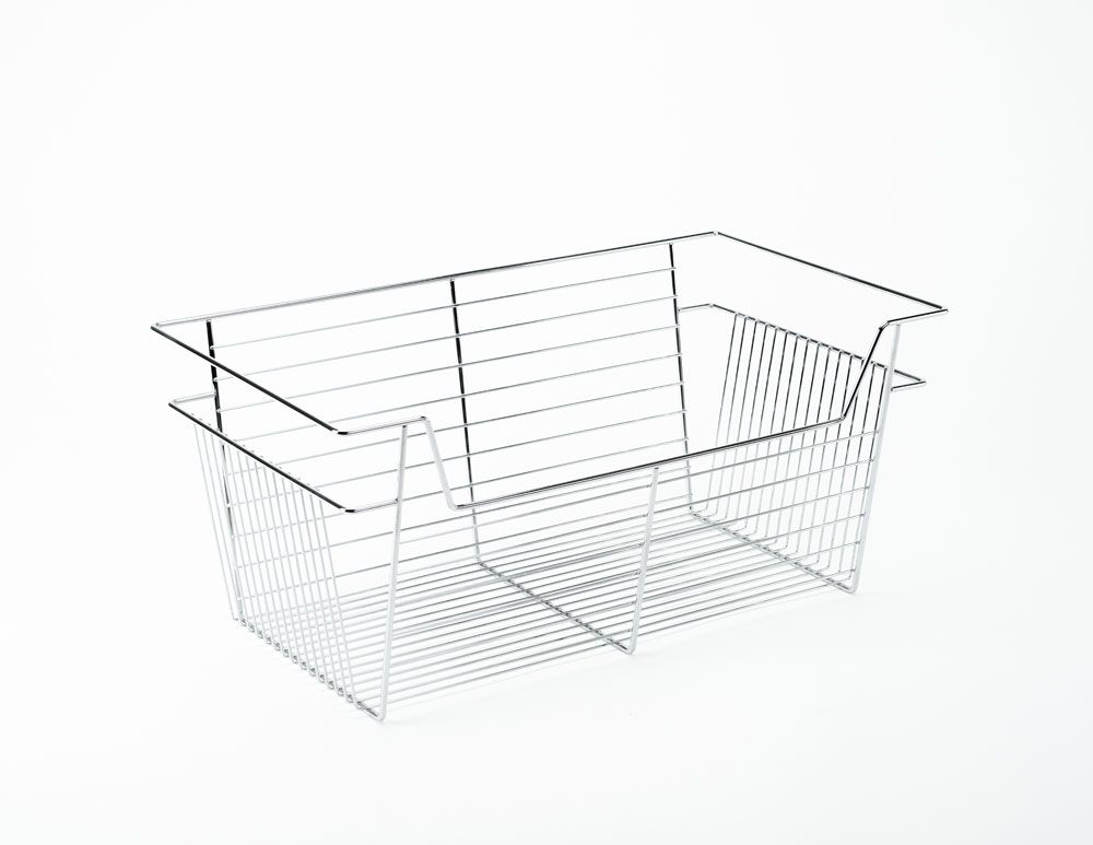 Chrome Sliding Basket 30x11x14