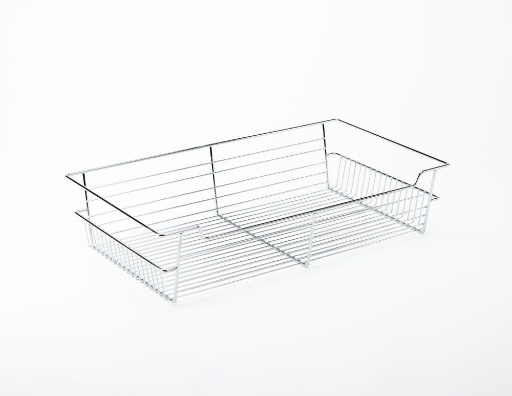 Chrome Sliding Basket 30×6.5×14