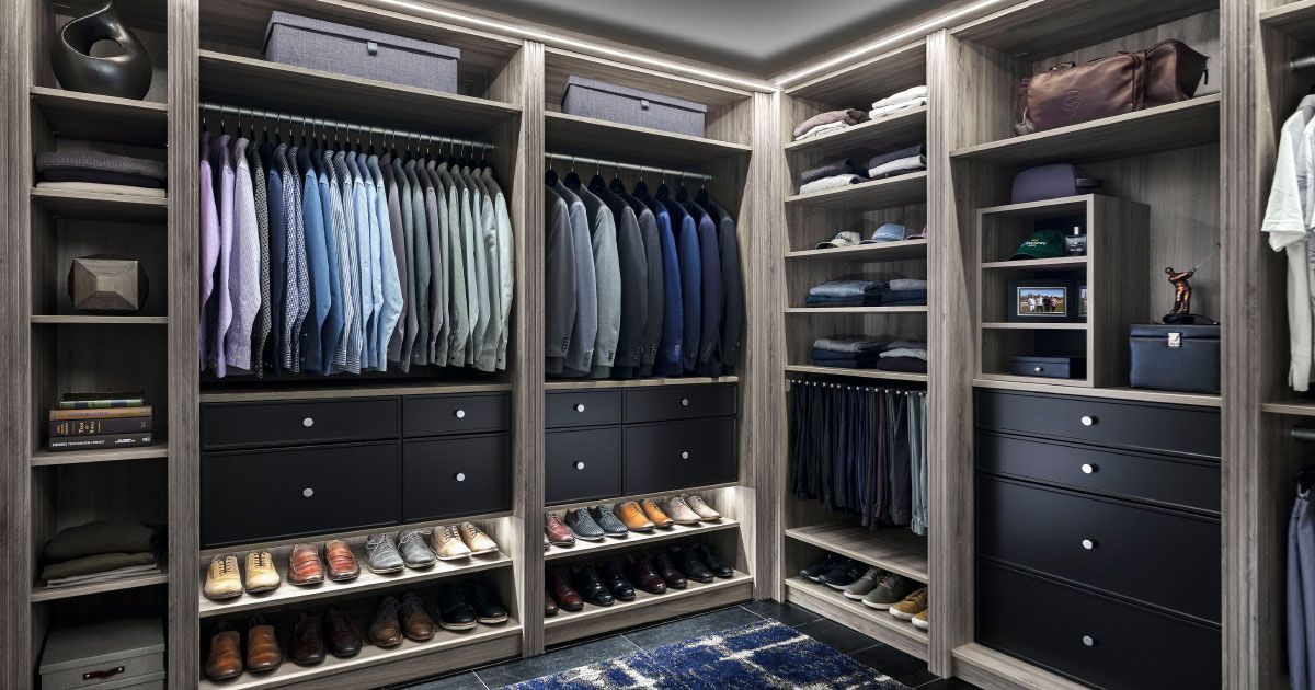 Walk In Custom Closet System