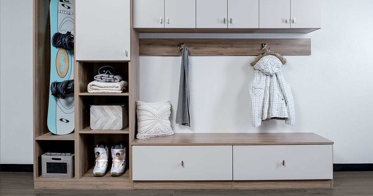 Custom Mudroom Cabinet System