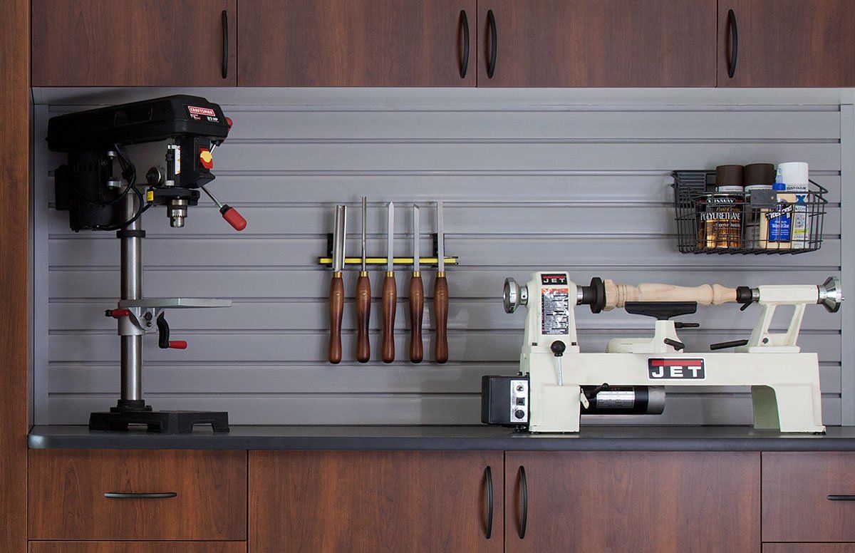 Custom Garage Workbench Installation