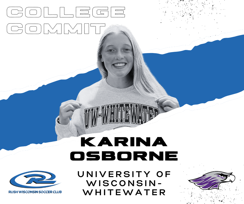 Karina Osborne college commitment announcement, University of Wisconsin-Whitewater.
