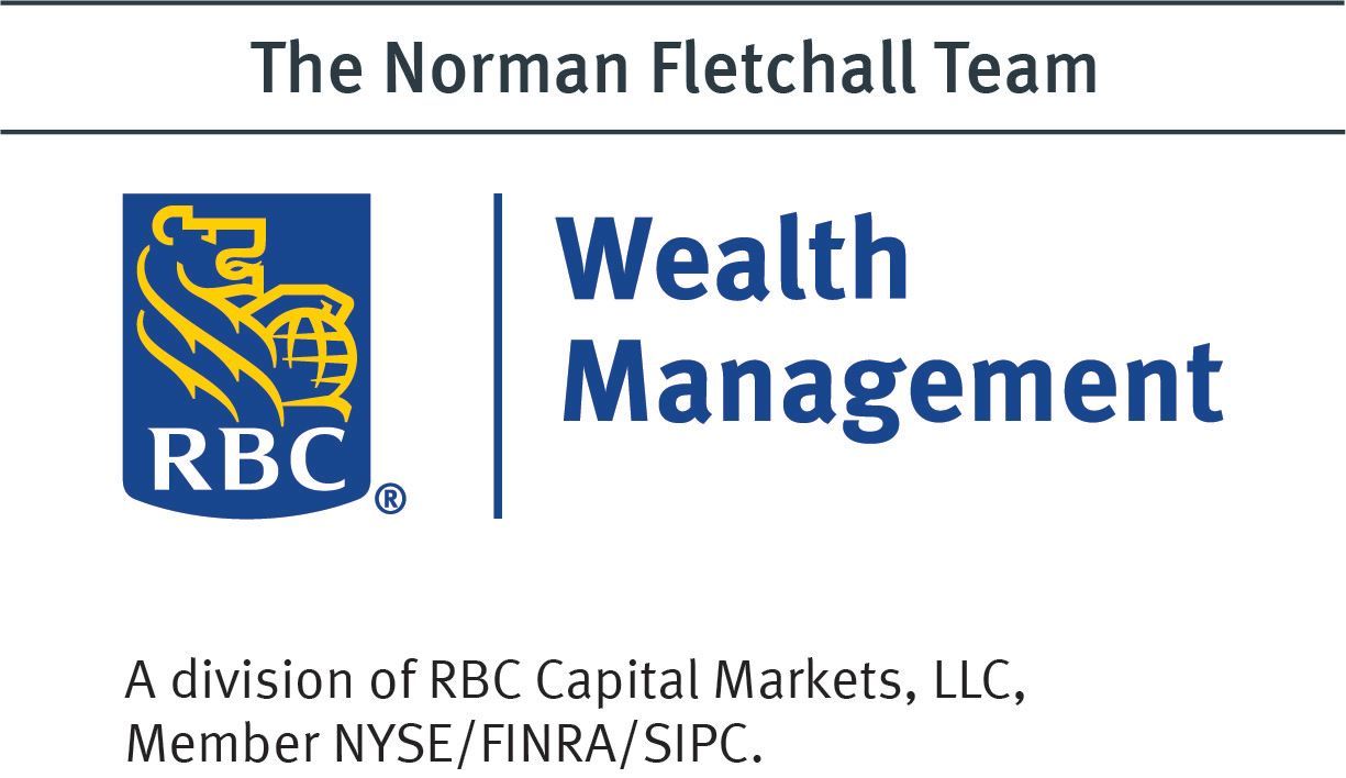 Logo for RBC Wealth Management, a division of RBC Capital Markets, with text