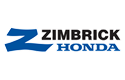 Zimbrick Honda logo: Blue stylized "Z" next to "ZIMBRICK HONDA" in black and blue text.