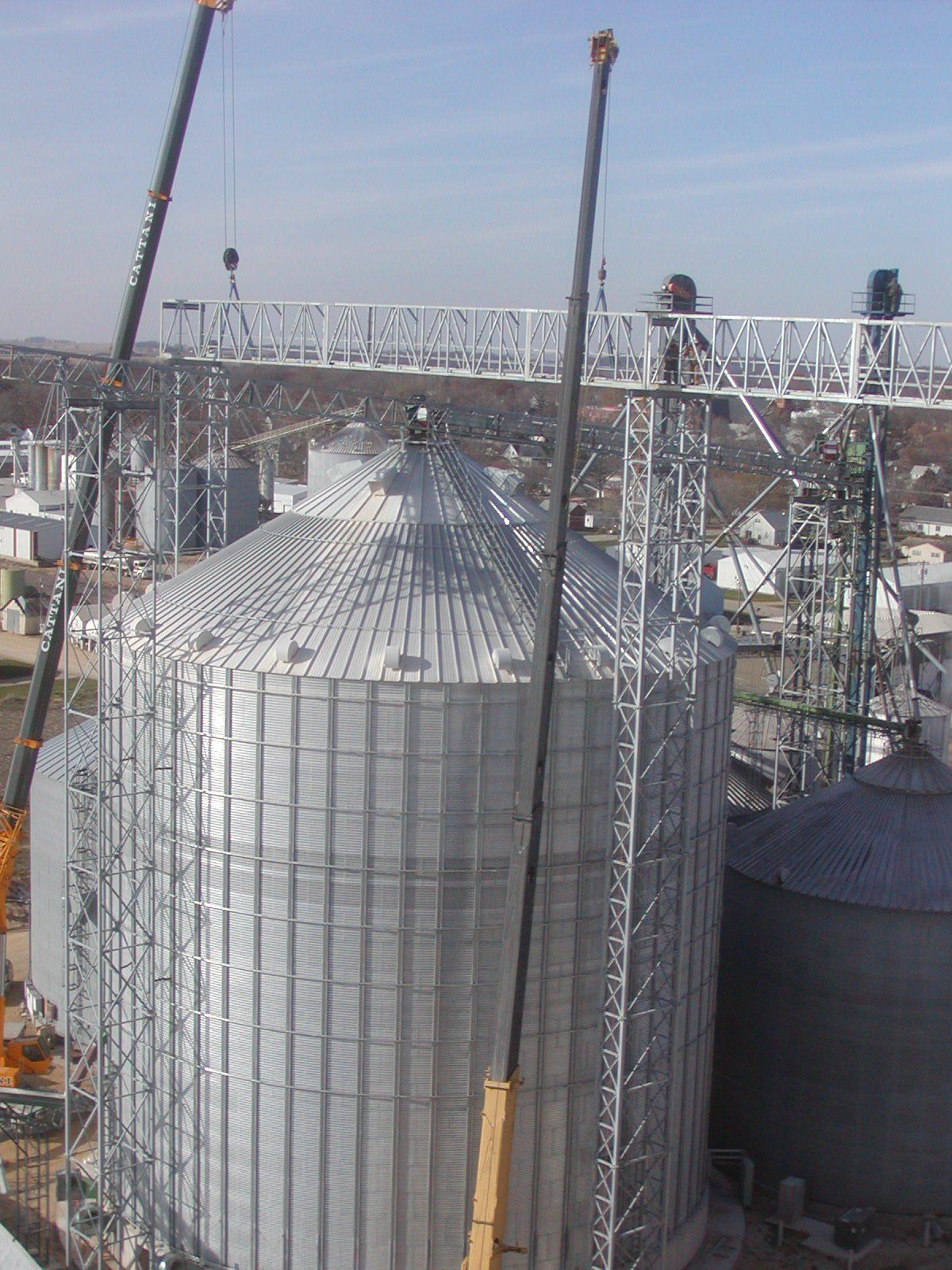Custom Metal Fabrication — Aerial View of the Facility in Cedar Rapids, IA