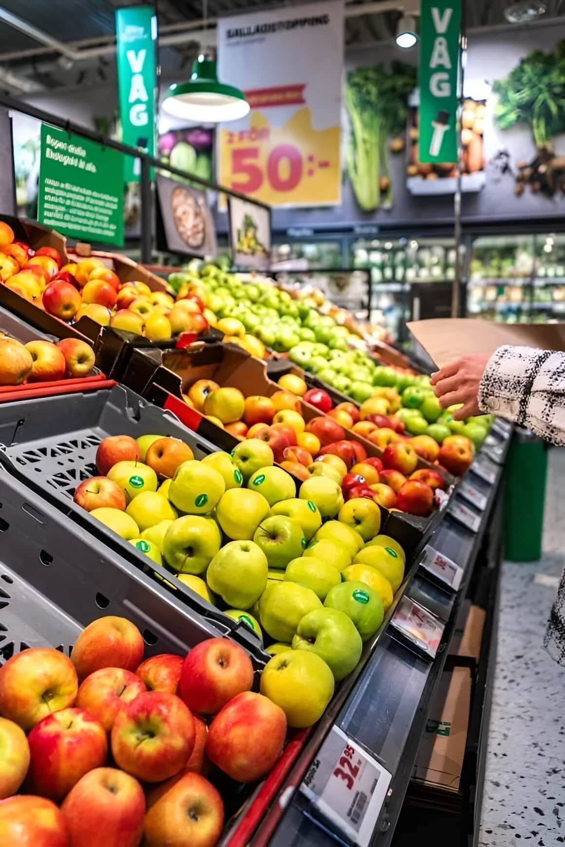 A Person is Buying Apples in a Grocery Store — Aldine Printers in Bungalow, QLD