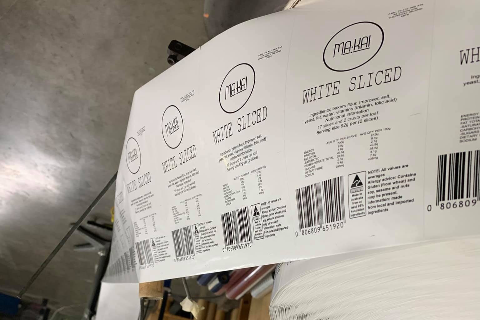 A Roll Of Stickers For Cutting