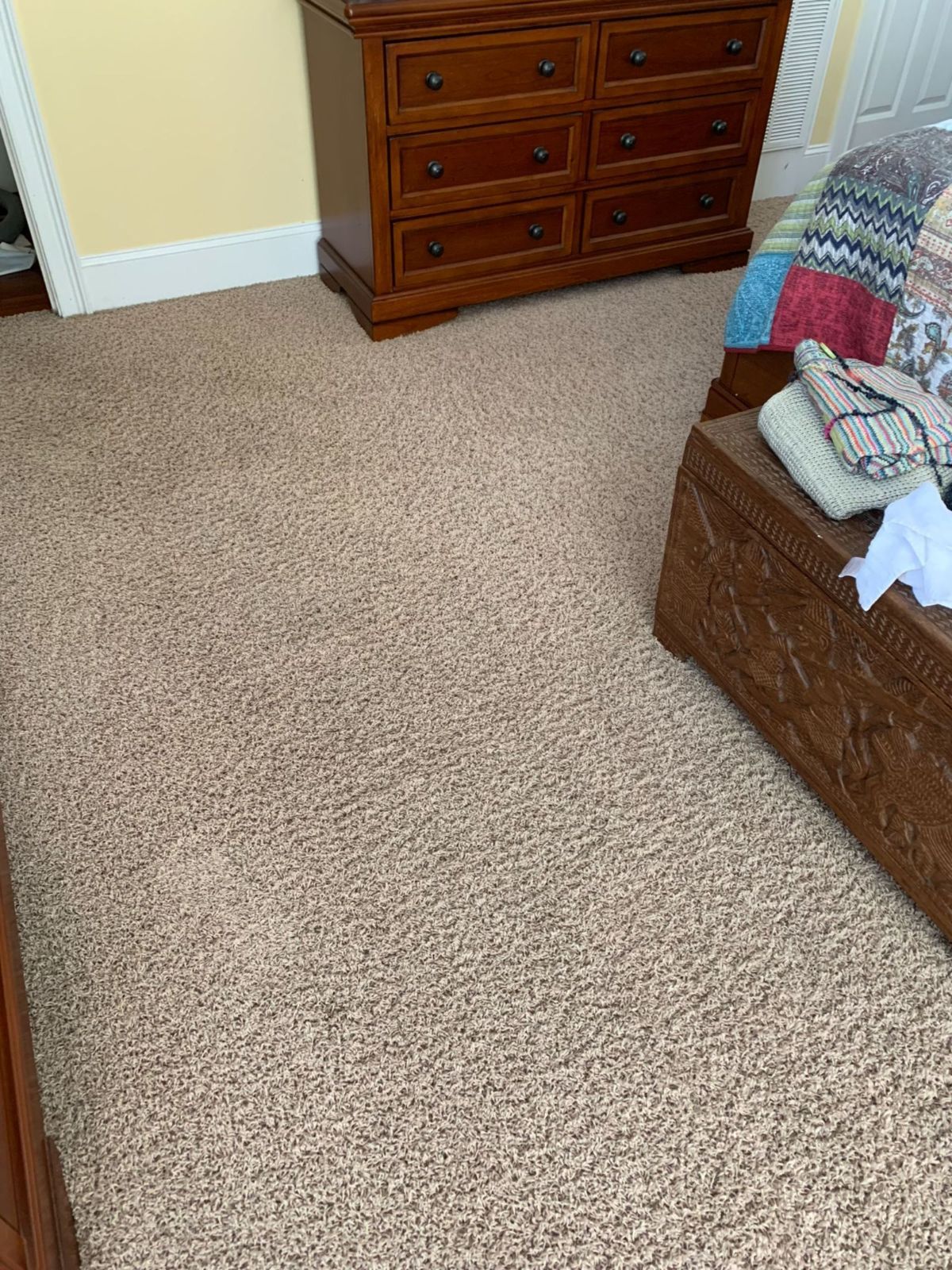 cleaned carpet