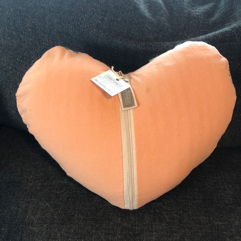 Handmade Heart-Shaped Pillow