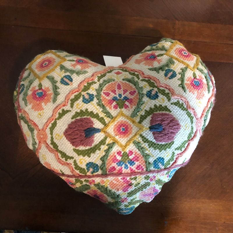 Handmade Heart-Shaped Pillow
