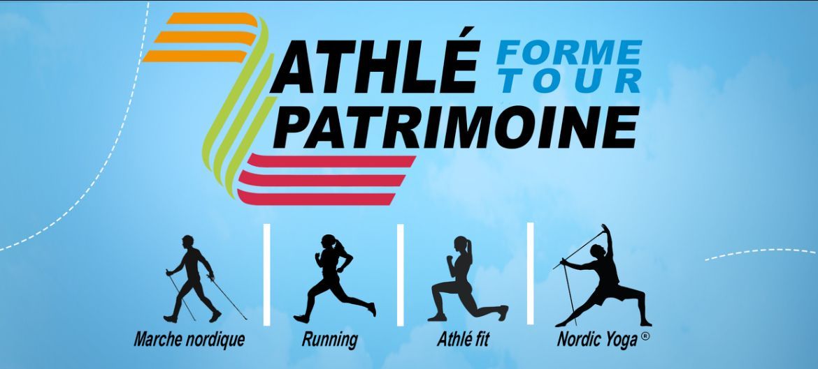 Affiche Athlé Patrimoine Forme Tour à Saint-Martin la palau 