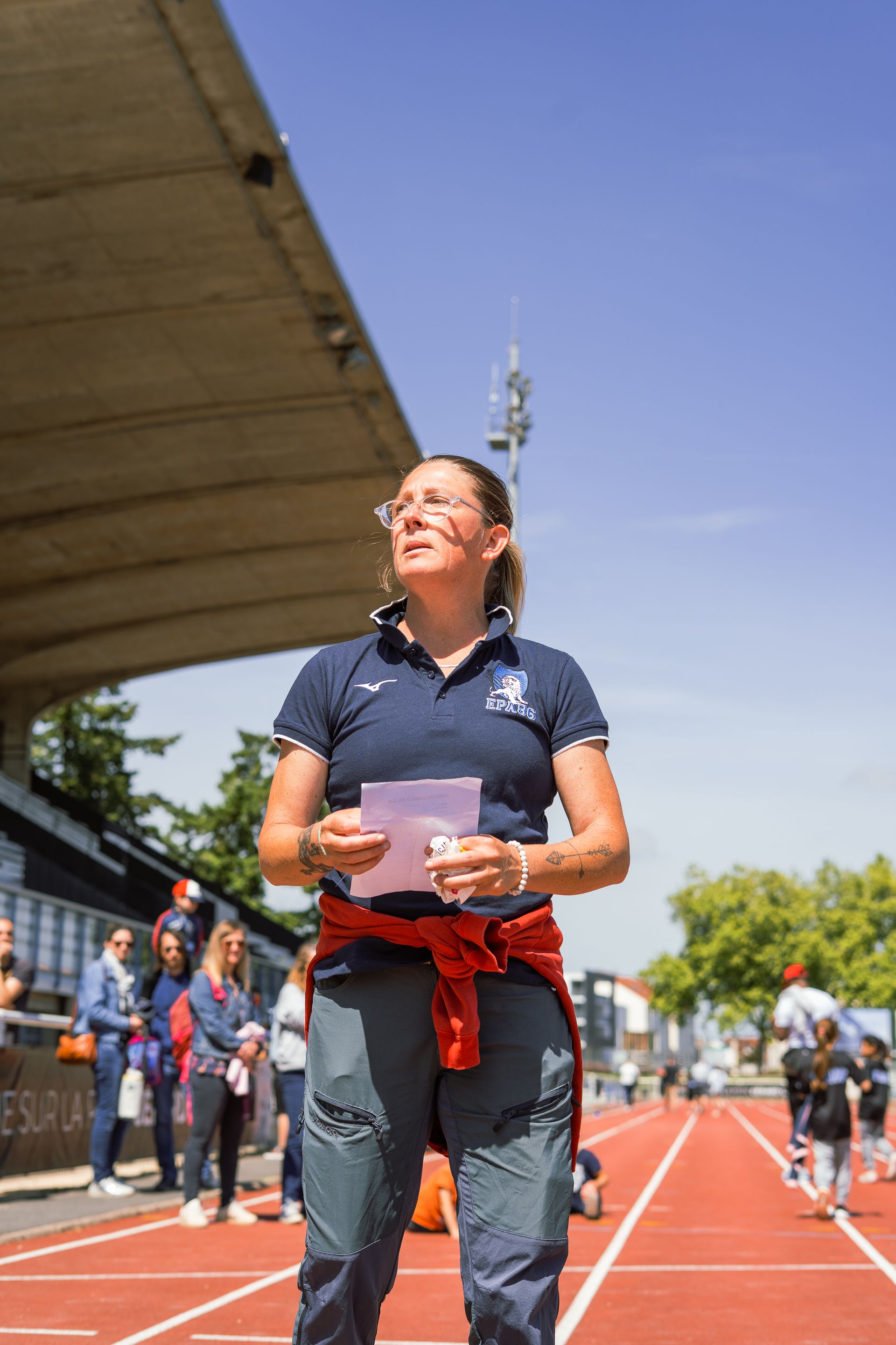 Sabrina Fredon, référente de l'athlétisme jeunes à l'EPA86