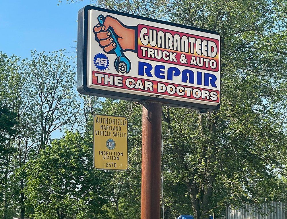 Business Signage — Hagerstown, MD — Guaranteed Truck & Auto Repair